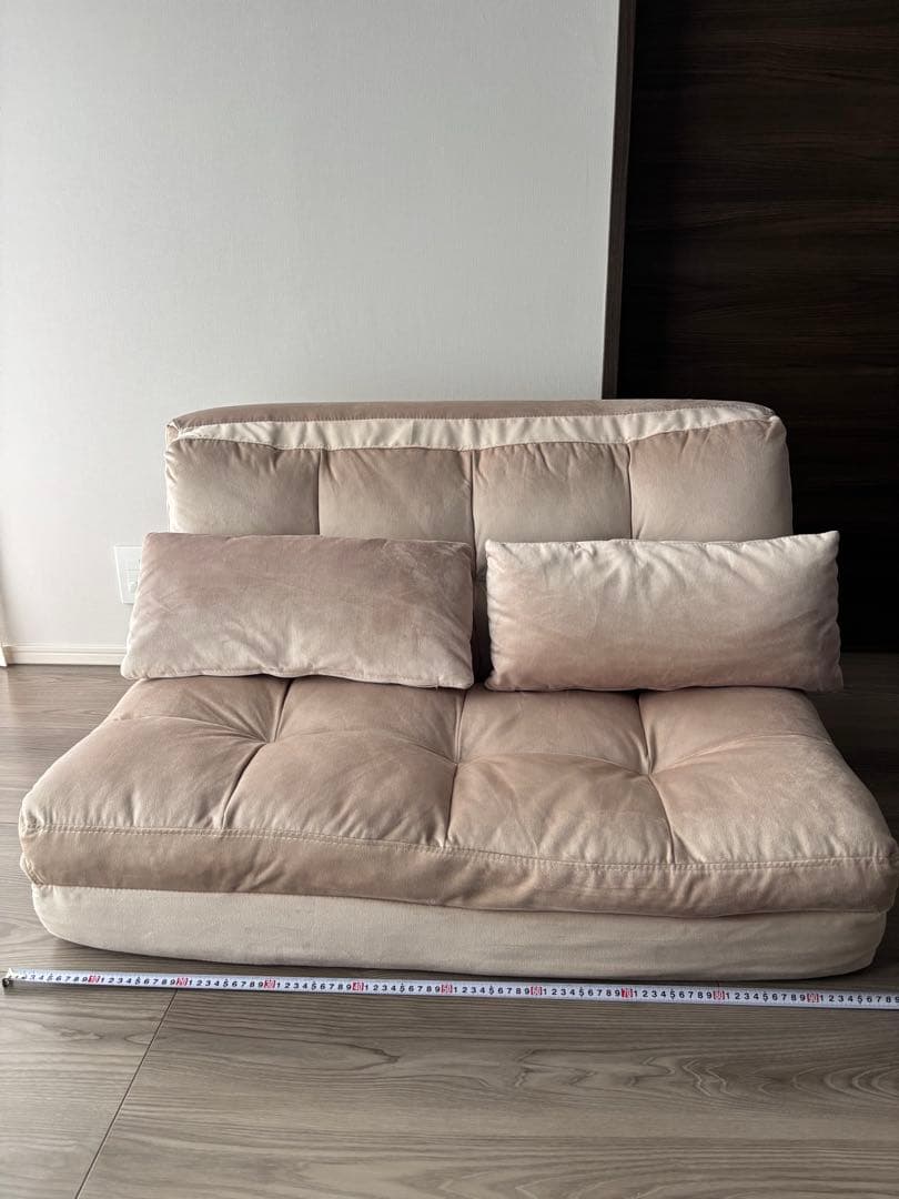 ソファベッド あす着] 幅173cm 6段階リクライニング式 ソファベッド ソファー 2人