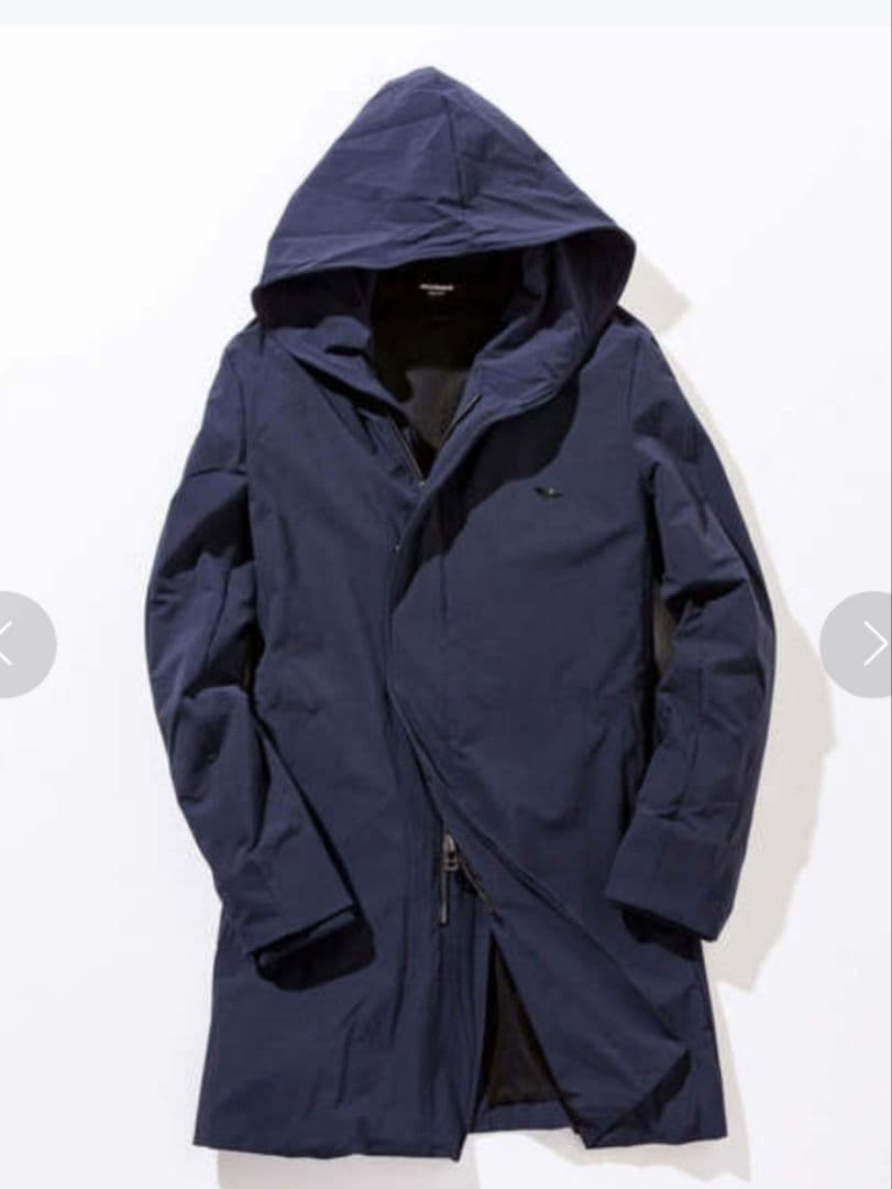 1PIU1UGUALE3 RELAX 4WAYストレッチフラップコート Mサイズ