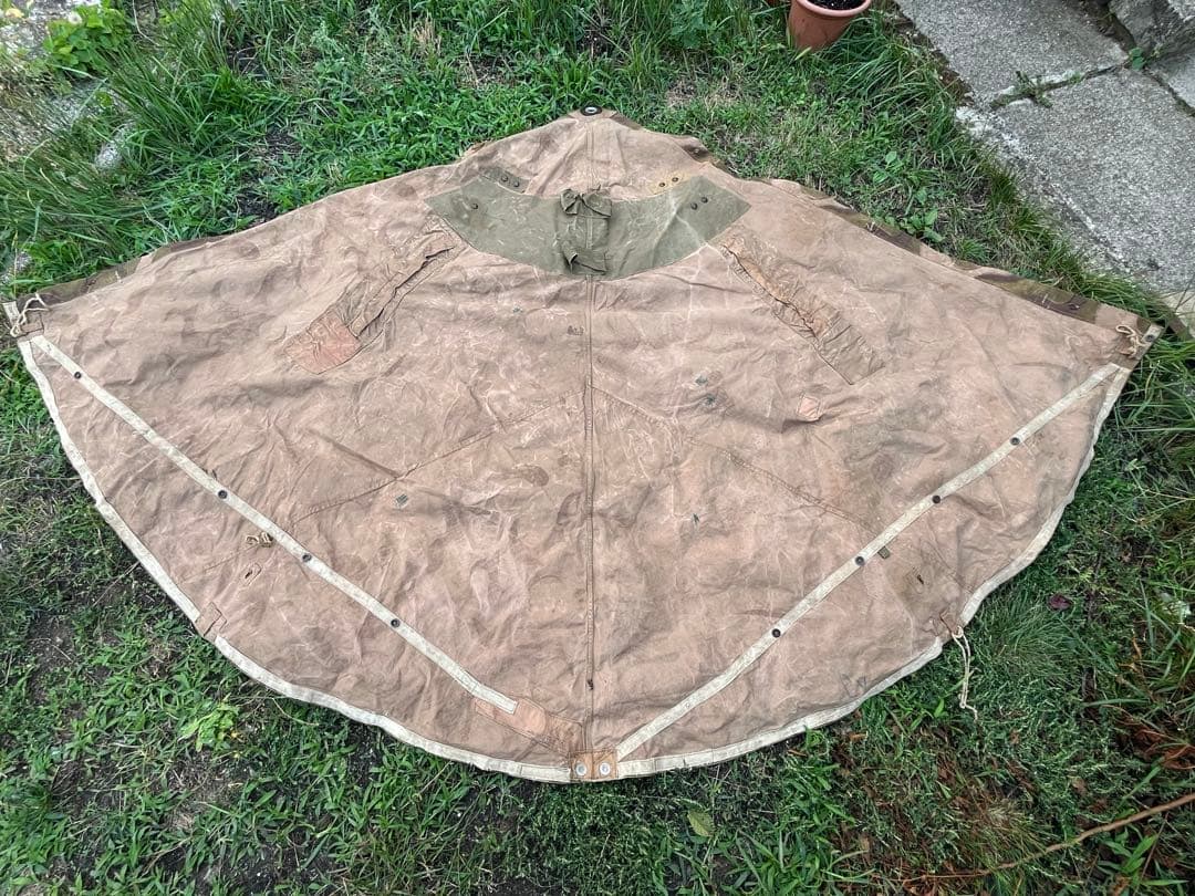 初期 軍幕 ハンガリー軍 ポンチョテント 1枚 - yellows.co.jp 日本