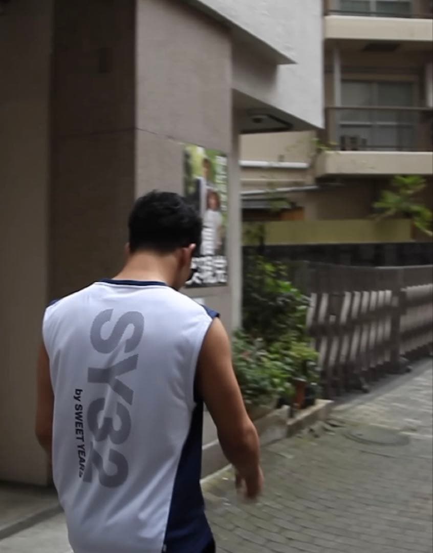 ⭐︎SY32⭐︎ノースリーブ ネイビー XL 朝倉未来愛用クリーニング済