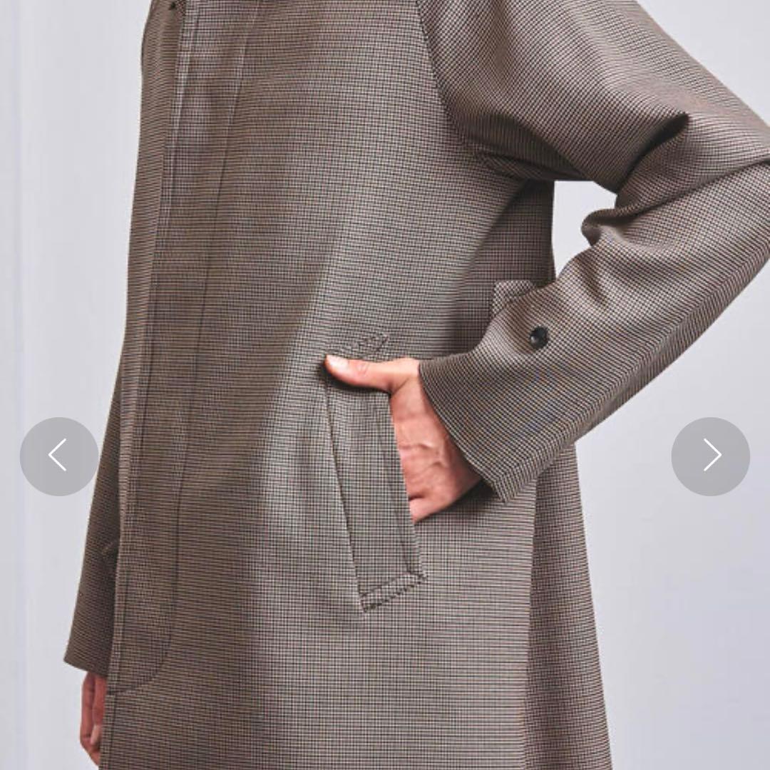 美品】UNITED ARROWS ガンクラブチェック バルマカーンコート - メルカリ
