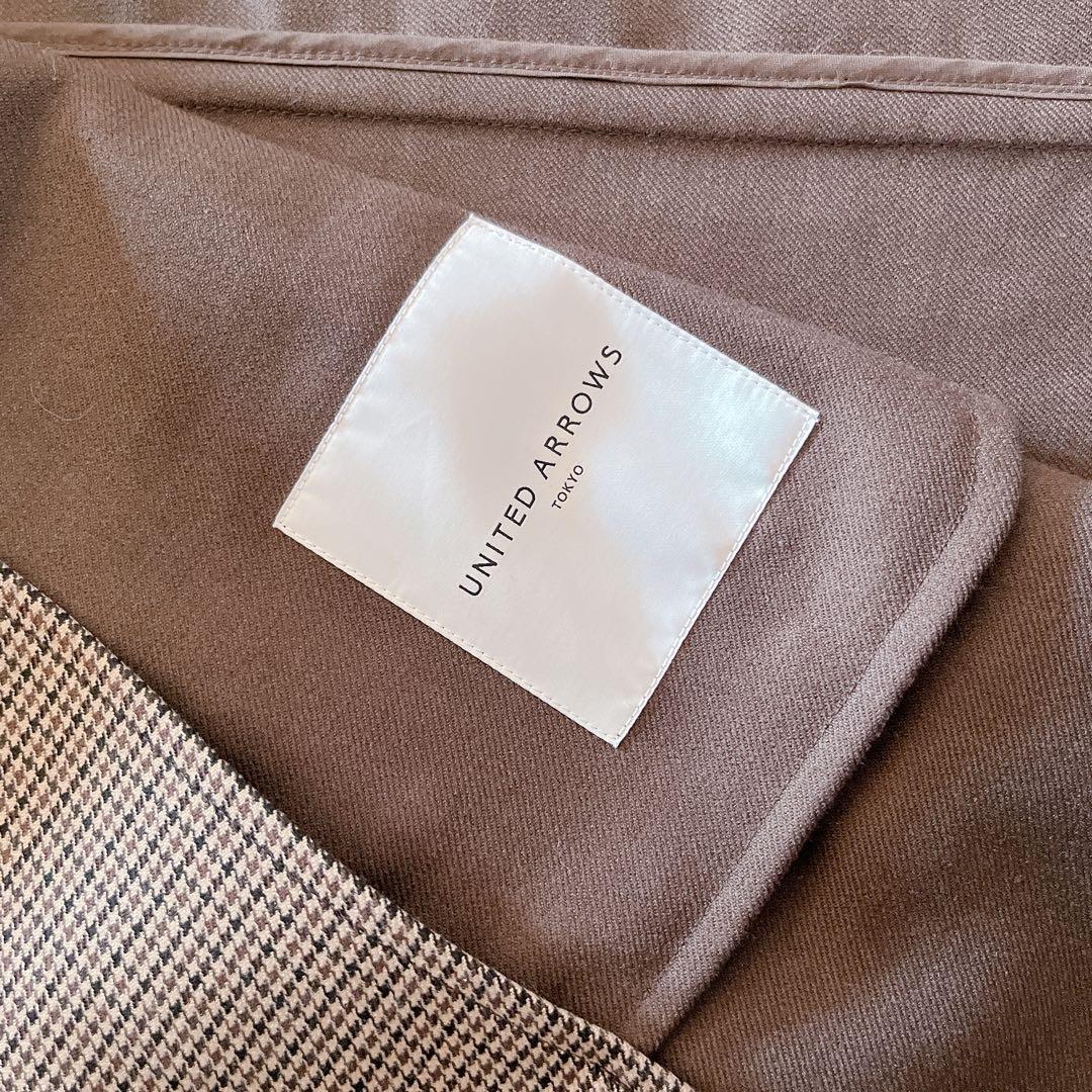 美品】UNITED ARROWS ガンクラブチェック バルマカーンコート - メルカリ