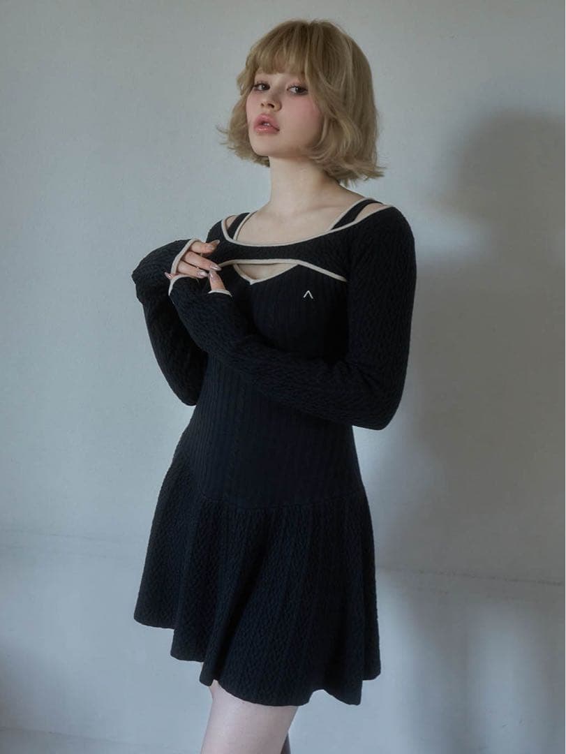 エムミーエメ Maison tweed mini onepiece mmeeme