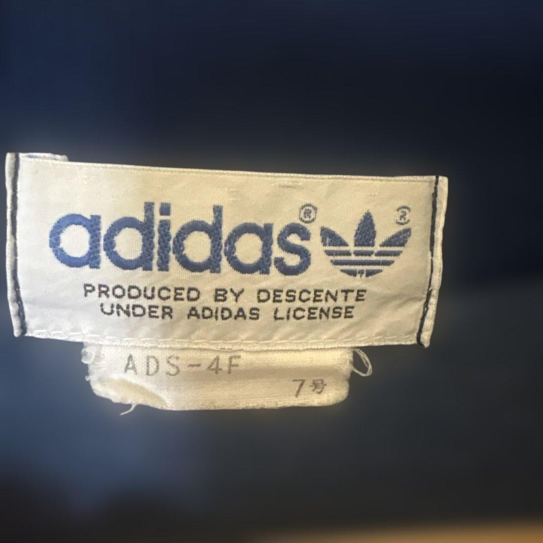 7号 80s old adidas デサント製 トラックジャケット レトロ X