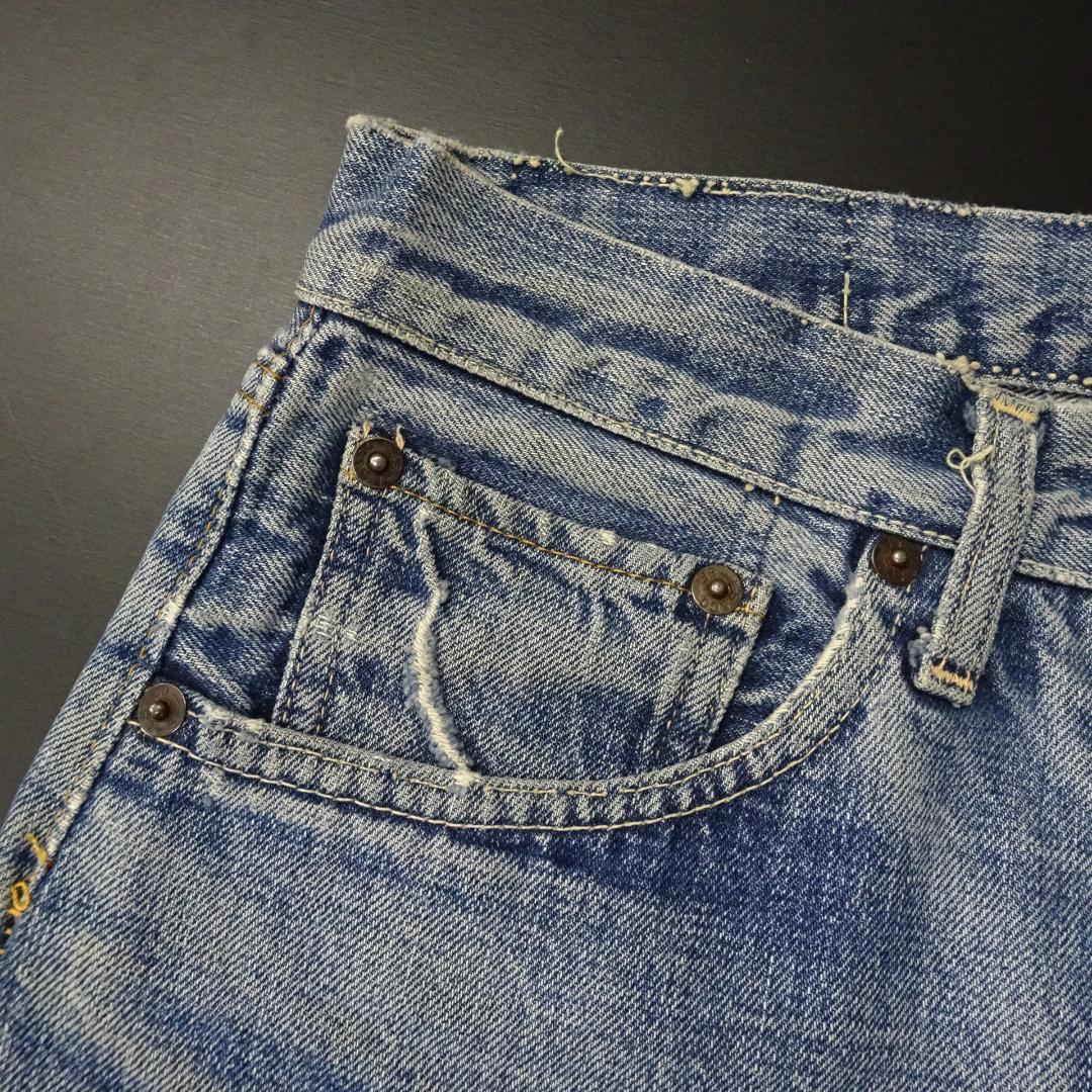 70s USA製 Levi's 501 刻印2 デニムスカート リメイク 2色糸 - メルカリ