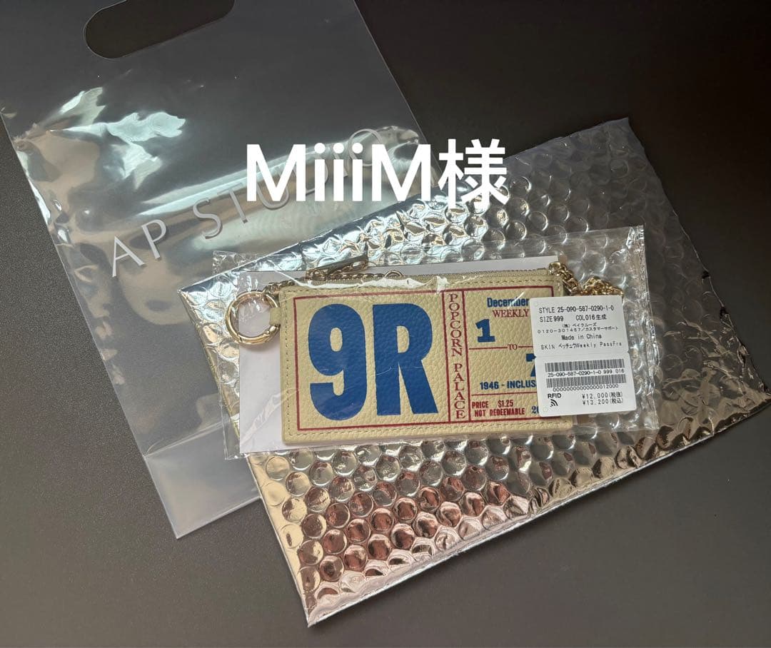 新品AP STUDIO【SKIN/スキン】別注ウィークリーパスフラグメントケース