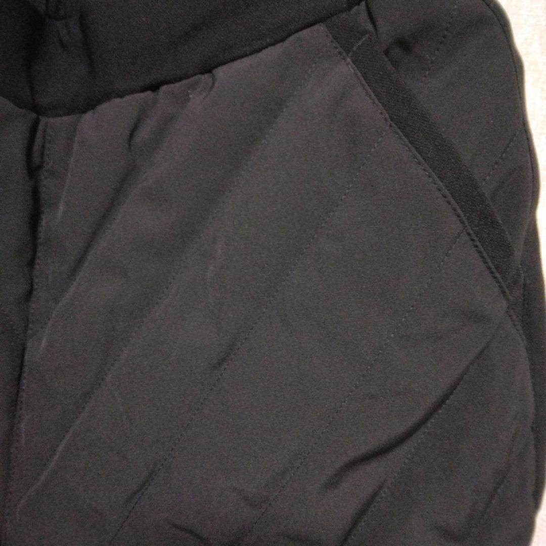 Blondoll ブロンドール はっ水 あったか美脚 ダウン切替パンツ 黒