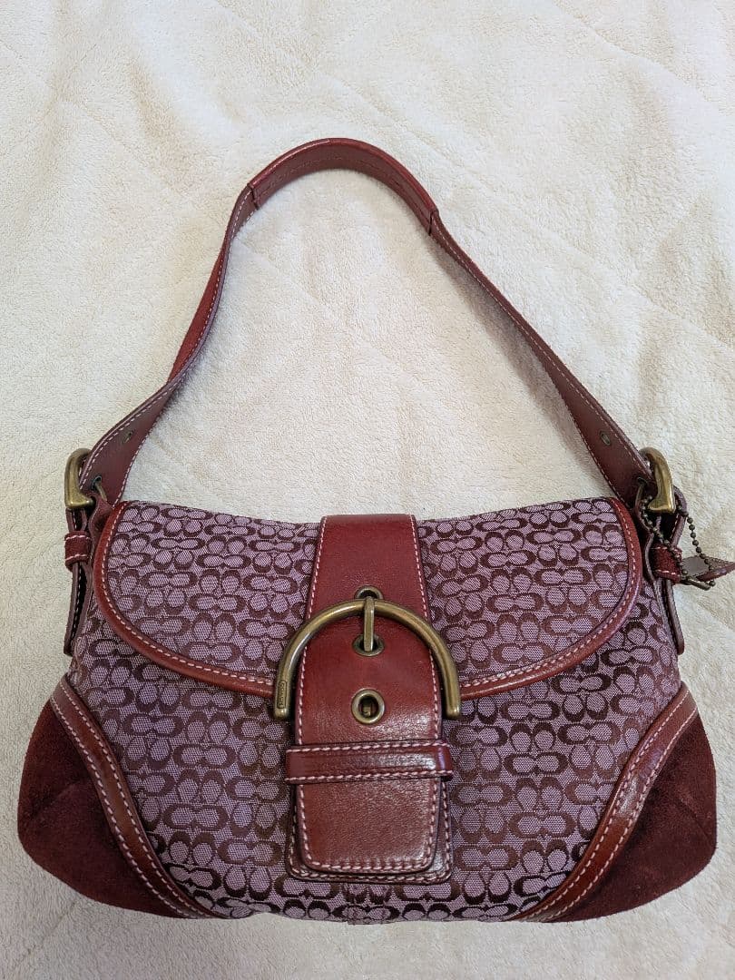 COACH コーチ ソーホー シグネチャー ショルダーバッグ COACH（コーチ）の「ソーホー バッグ・シグネチャー ジャカード