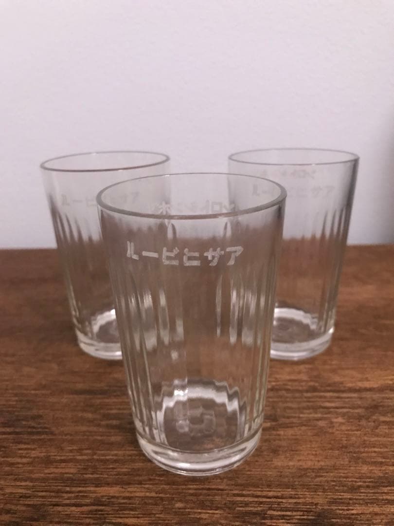 戦前 未使用品 3個セット アサヒビール リボンシトロン グラス ガラス 昭和 戦前 未使用品 3個セット アサヒビール リボンシトロン グラス ガラス 昭和