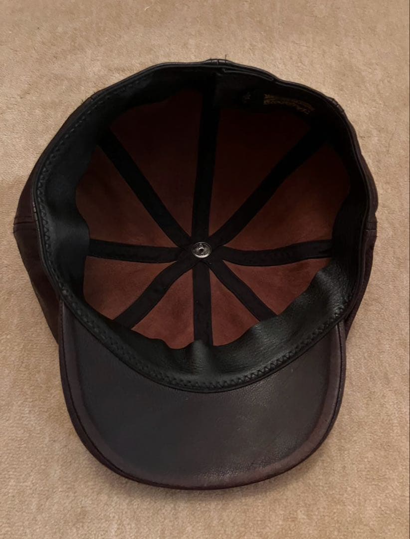 ダッパーズ Dapper's ゴートスキン レザー キャスケット M 帽子