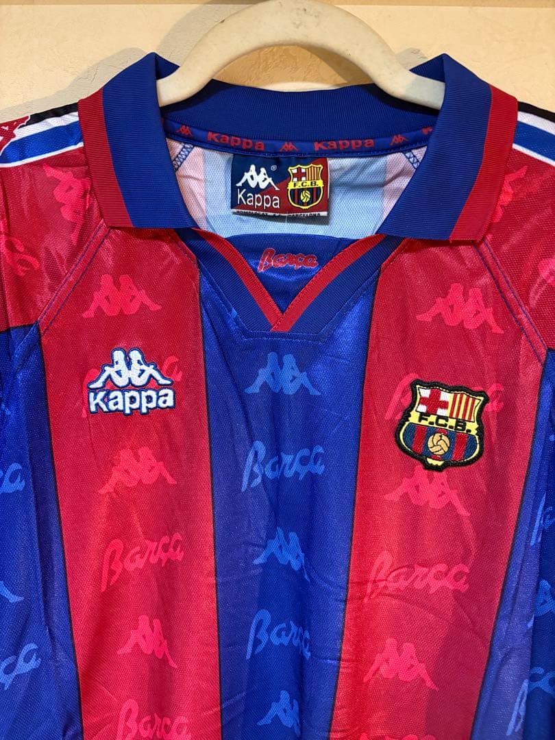 FC Barcelona 97 ジャージ 赤青 Kappa - メルカリ