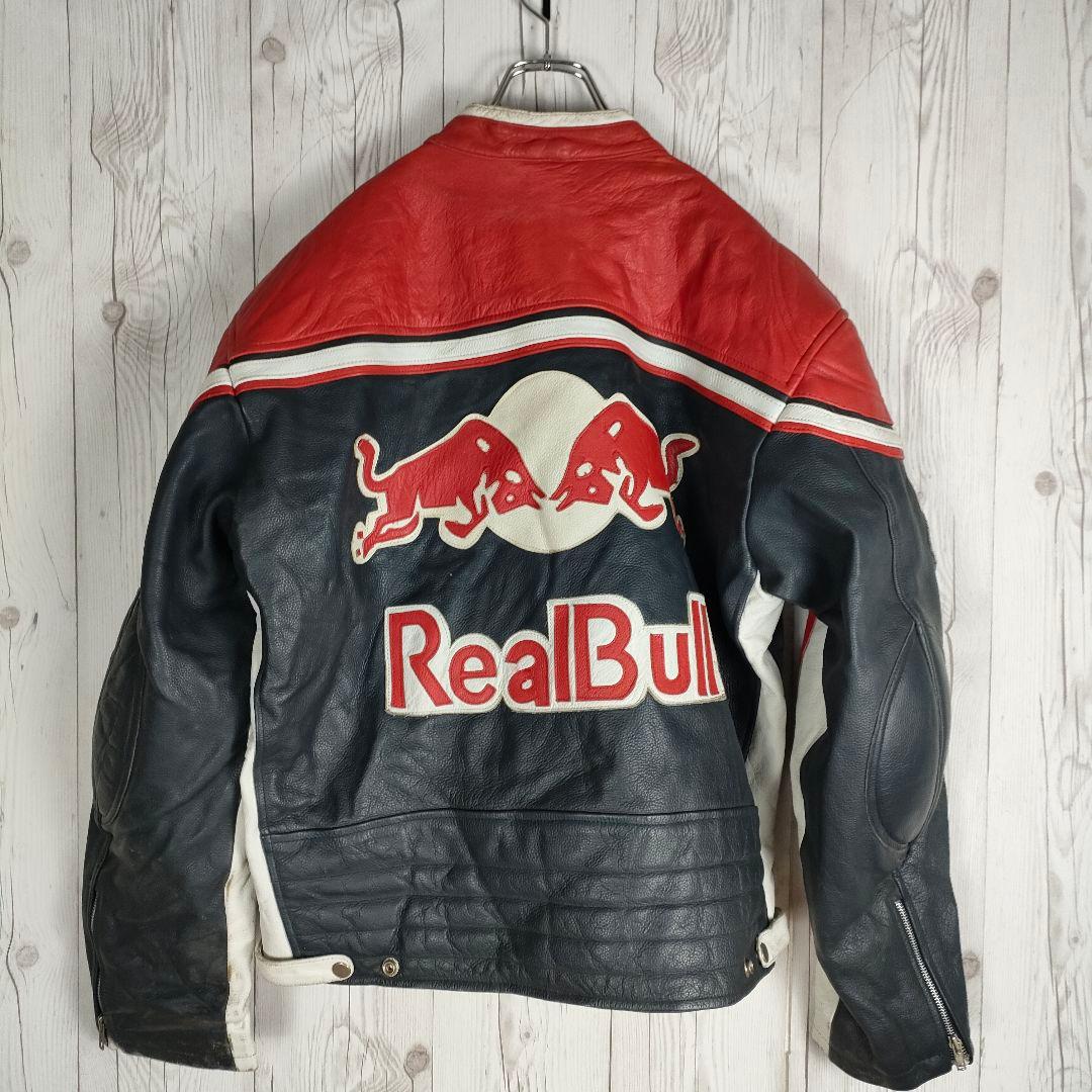 激レア！ レッドブル ライダースジャケット レーシングジャケット 本革