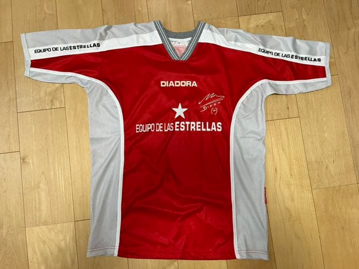 ディエゴ・マラドーナ　引退記念試合　ユニフォーム マラドーナ引退記念試合 記念ユニフォーム アルゼンチンの英雄