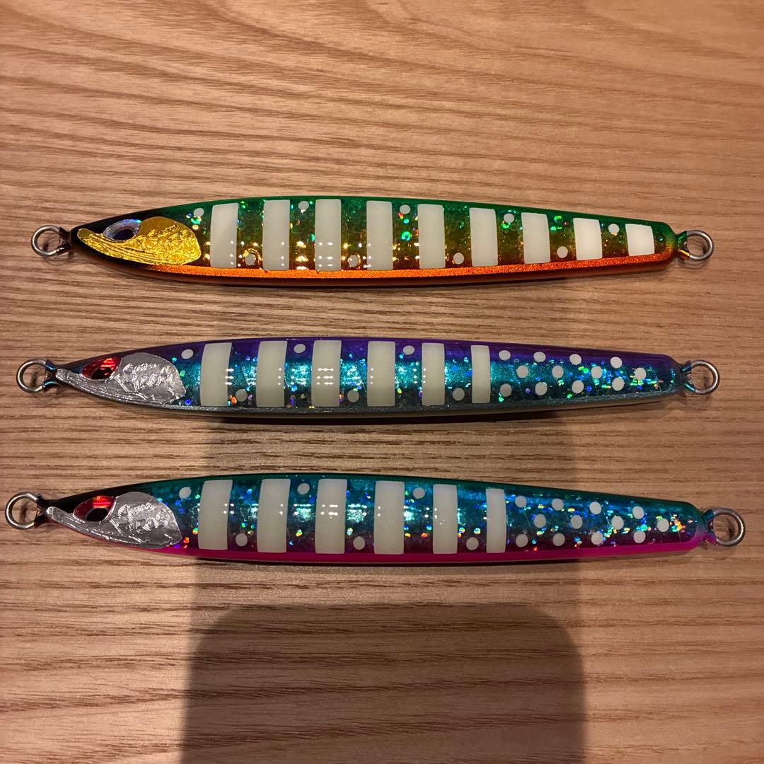 未使用　ルアーズケミスト　150ｇ　3本セット　メタルジグ　サクラマス 未使用 ルアーズケミスト 150g 3本セット メタルジグ サクラマス