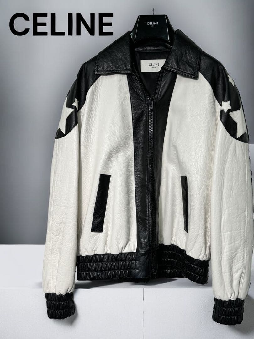 CELINE エディスリマン テディレザージャケット YZERR着用 - メルカリ