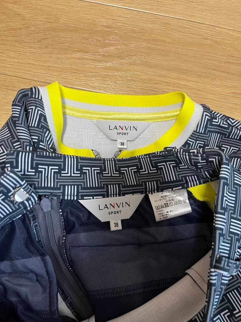 LANVIN SPORT♡ゴルフ♡ジャケット＆スカートセット 38＆XS｜