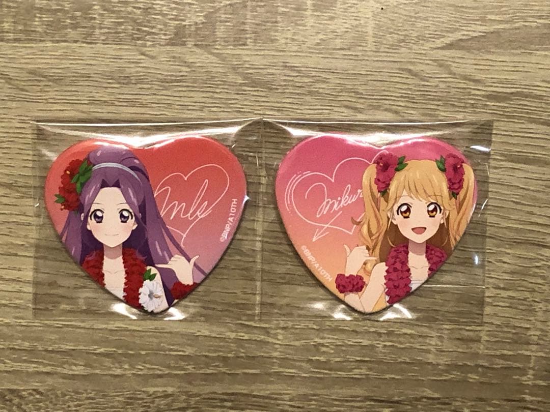 アイカツ 缶バッジ ハワイアンズ 美月 みくる WM - メルカリ