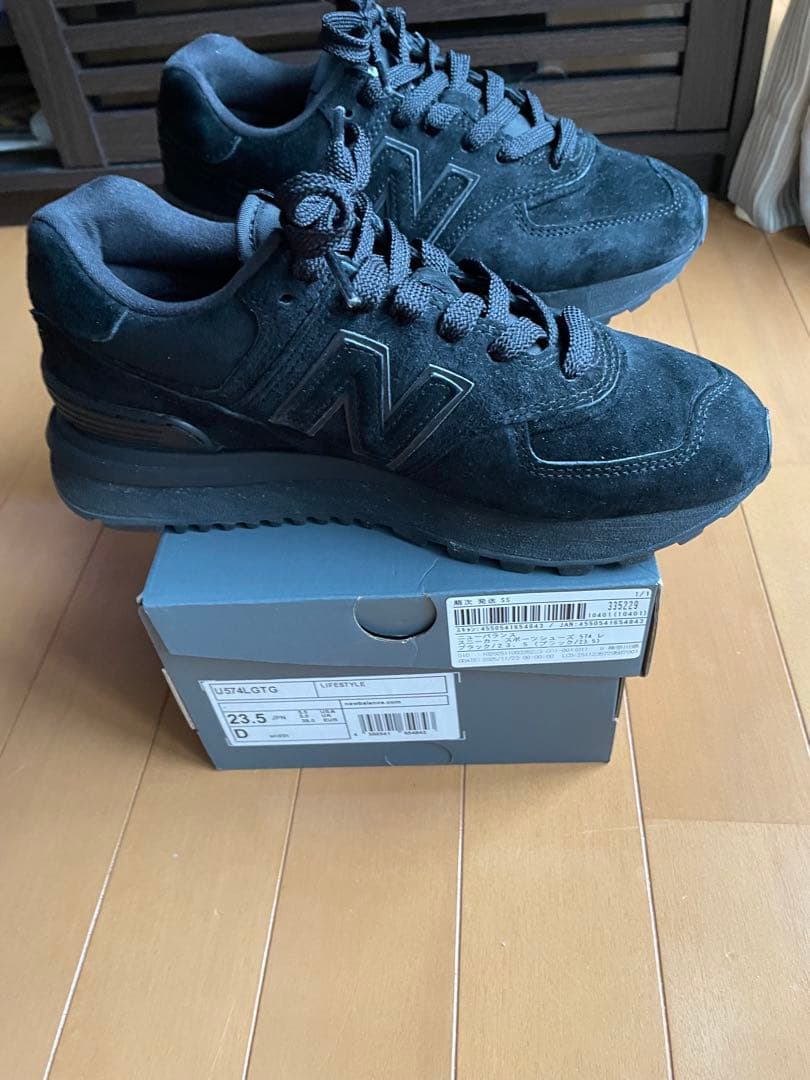 New Balance 574 レガシー　ブラック 23.5cm