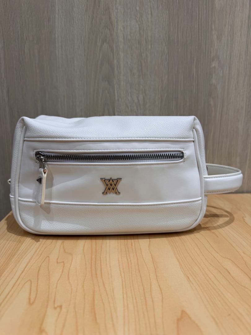 美USED ANEW GOLF カートバッグ ホワイト アニューゴルフ - メルカリ