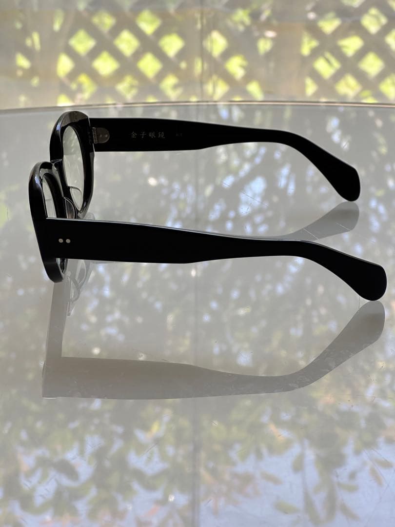 金子眼鏡 KA-23 BK 完売品 保証書桐箱入り