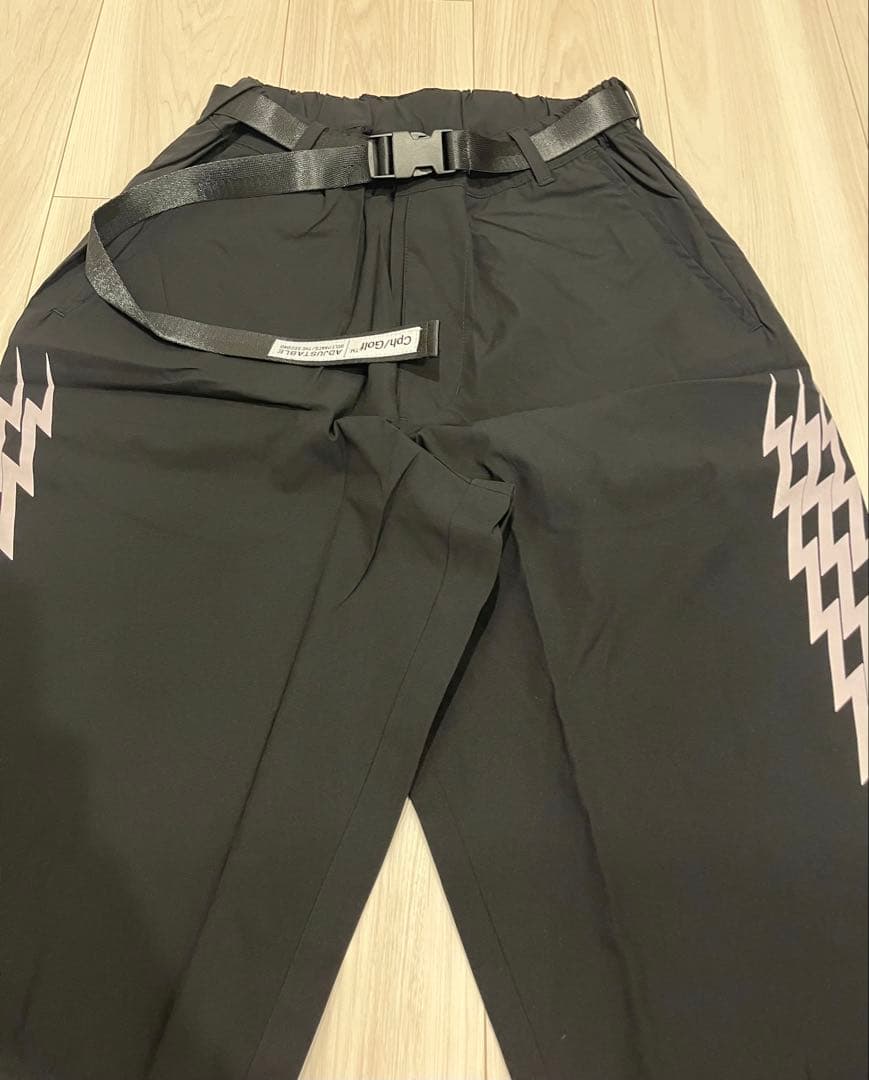 CPH GOLF THUNDER STRIPES パンツ【M】 【BLACK】-オンライン