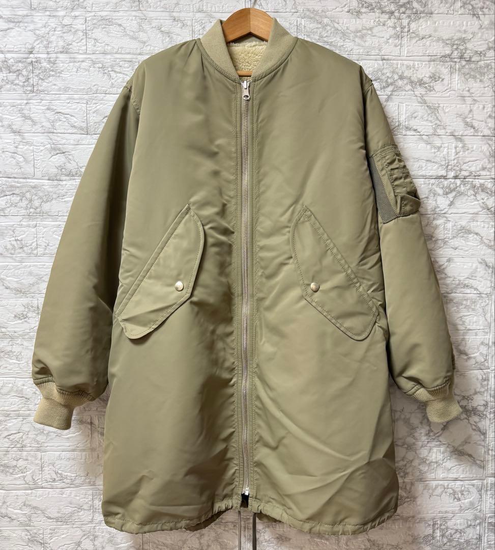 《ドラマ着用》ADAM ET ROPÉ MA-1 ボアロングコート F