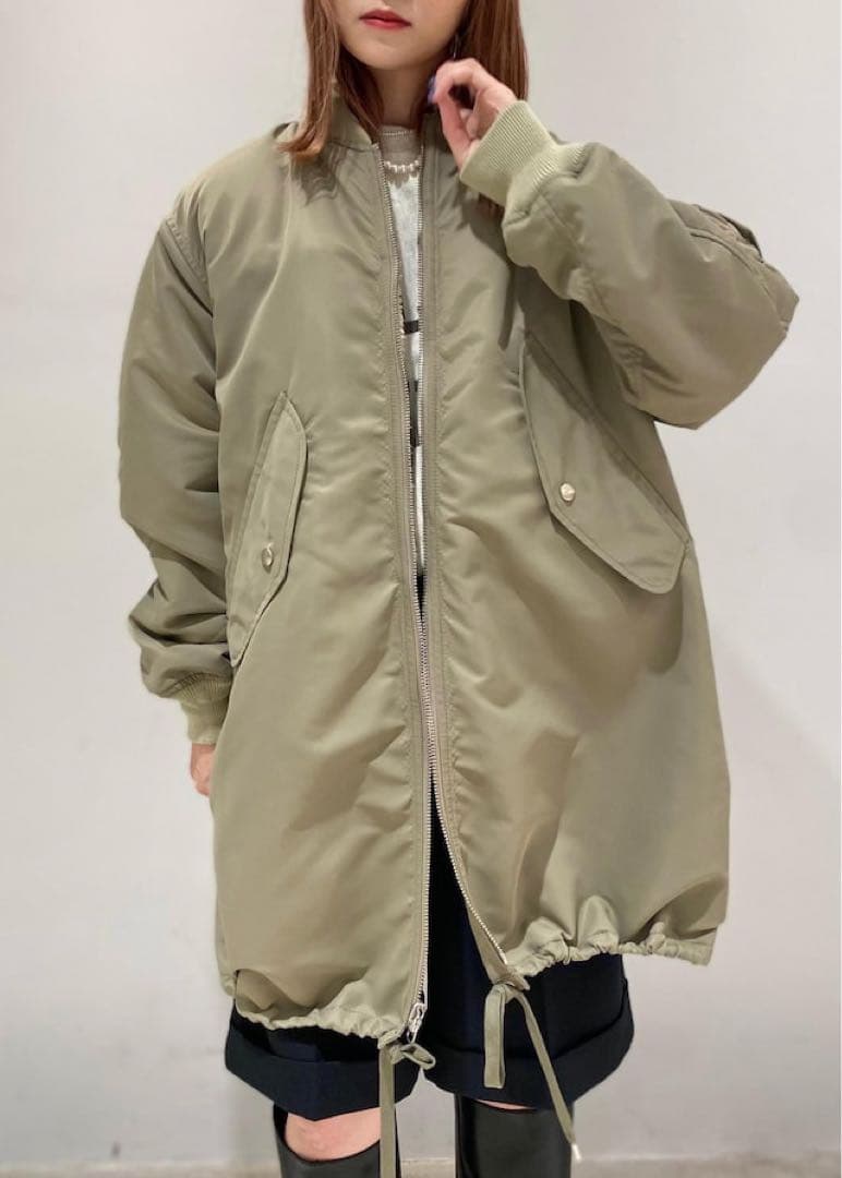 《ドラマ着用》ADAM ET ROPÉ MA-1 ボアロングコート F