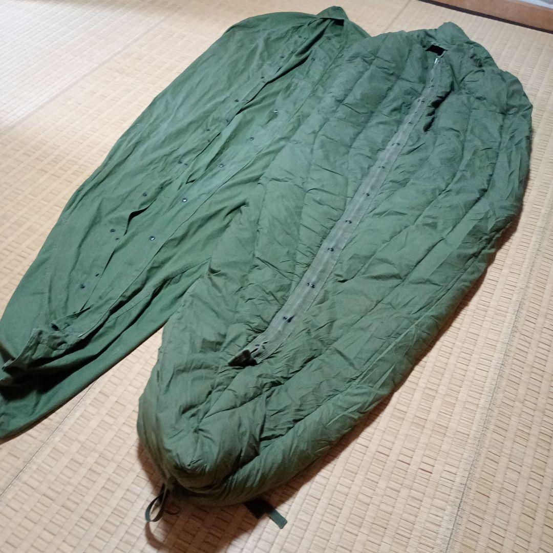 米軍放出品】 寝袋/羽毛 ＆ 寝袋カバー ARCTIC LARGE