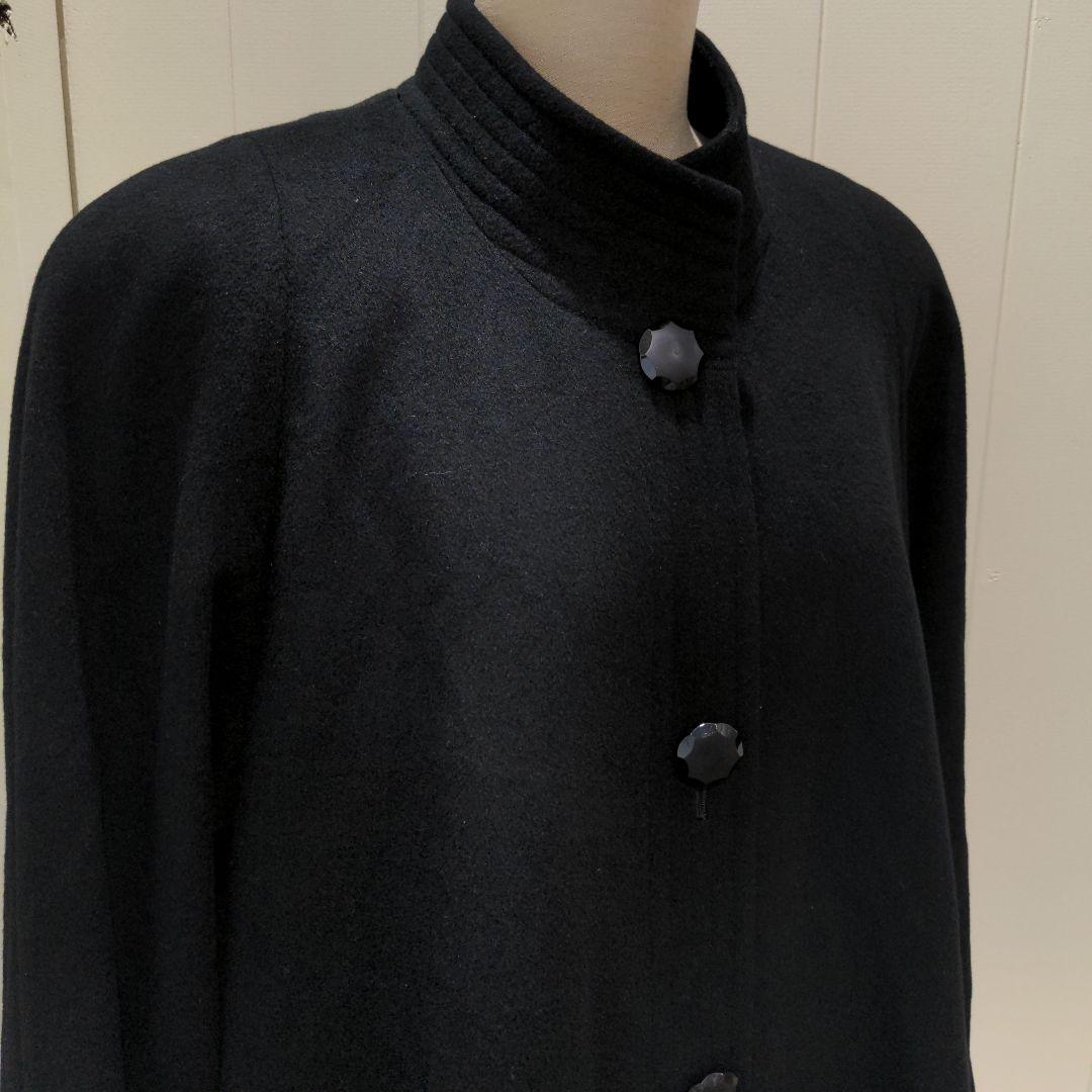 FUJII KEORI 藤井毛織 【日本製／カシミヤ100%】コート ブラック