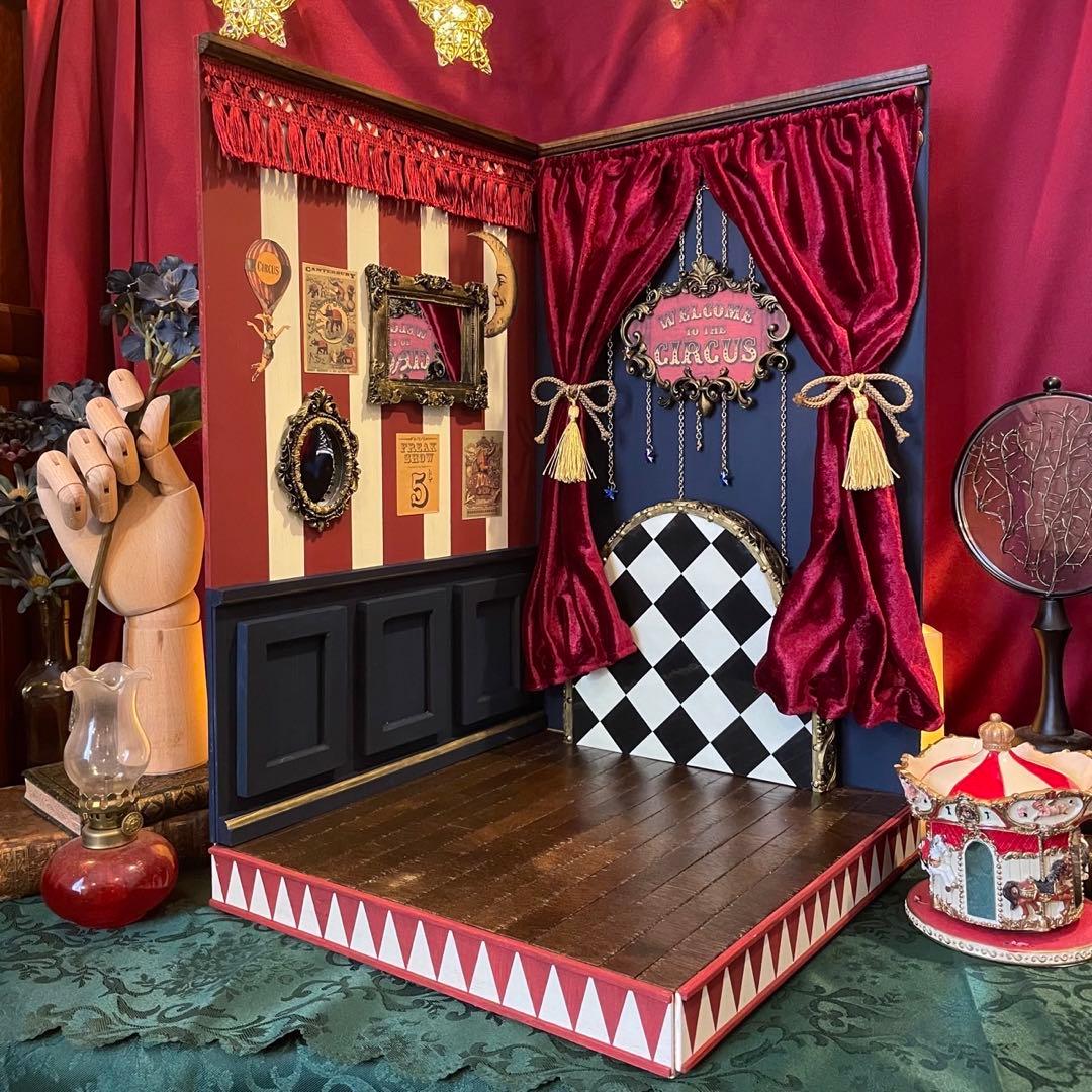 背景ボード サーカス ゴシック ドールハウス - メルカリ
