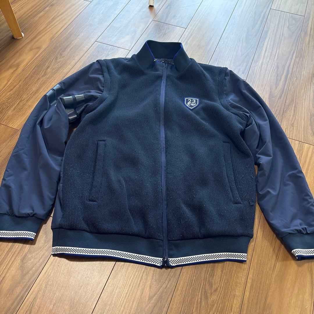 ネイビー ジップアップジャケット PORTER CLASSIC ジップアップジャケット アウター NEW SASHIKO LIGHT