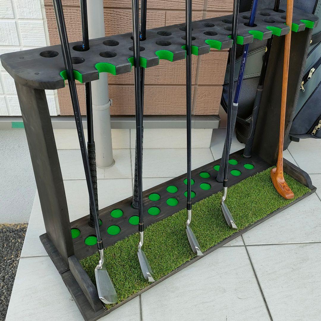ゴルフクラブスタンド21本＋11本【組立て完成品でお届け】塗装