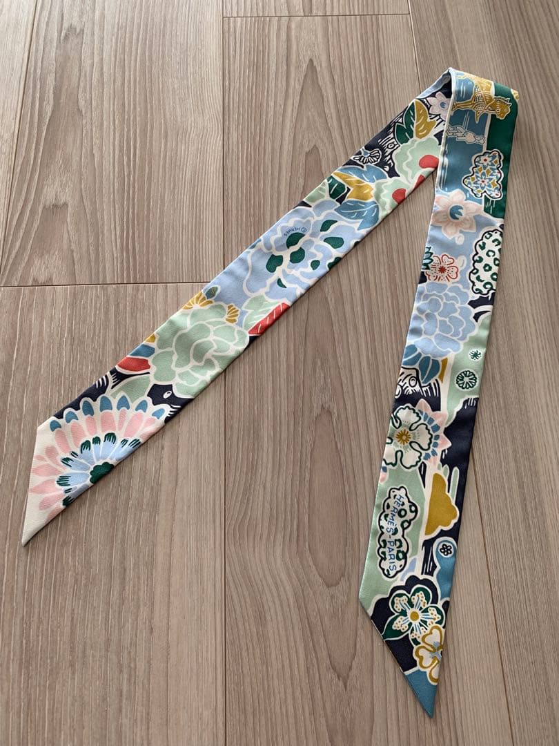 Hermès 紅型ツイリー 楽天市場】≪新品≫ エルメス ツイリー ビンガタ 紅型 オレンジ