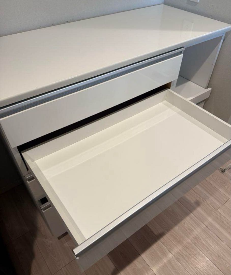 ニトリ キッチンカウンター レジューム ソフトクローズタイプ 120cm