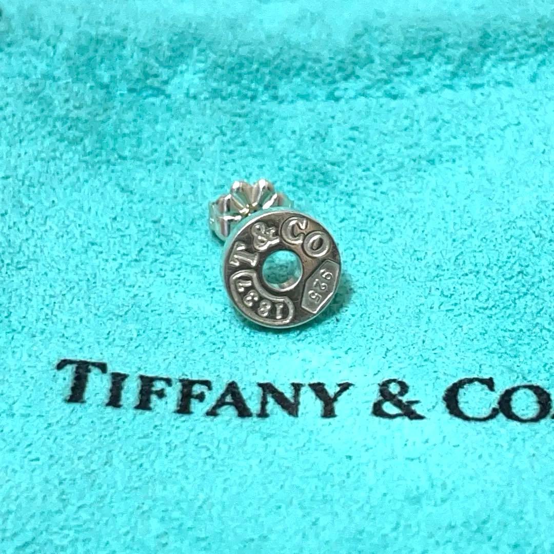 極美品】ティファニーラウンドサークルピアス片耳メンズ/レディース925