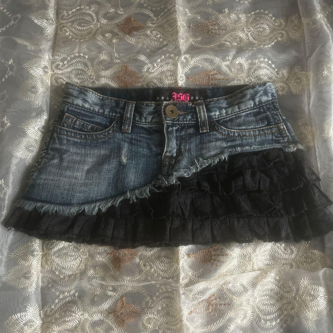 JSG 姫ギャル デニムスカート ミニ