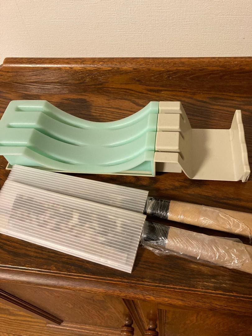 新品未使用] 希少包丁（廣明）＊2本&包丁置きセット♪♪＊新潟県燕市