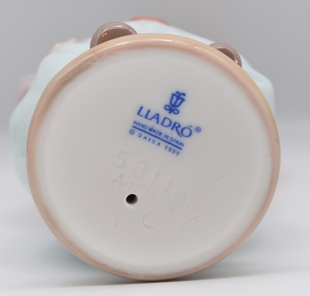 ボールを打つ／小さなピエロ リヤドロ 2体セット スペイン 光沢仕上げ