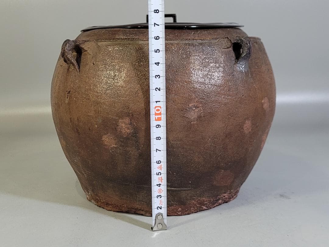 茶道具 南蛮 四耳壷 水指 古美術 DT443の通販はau PAY マーケット