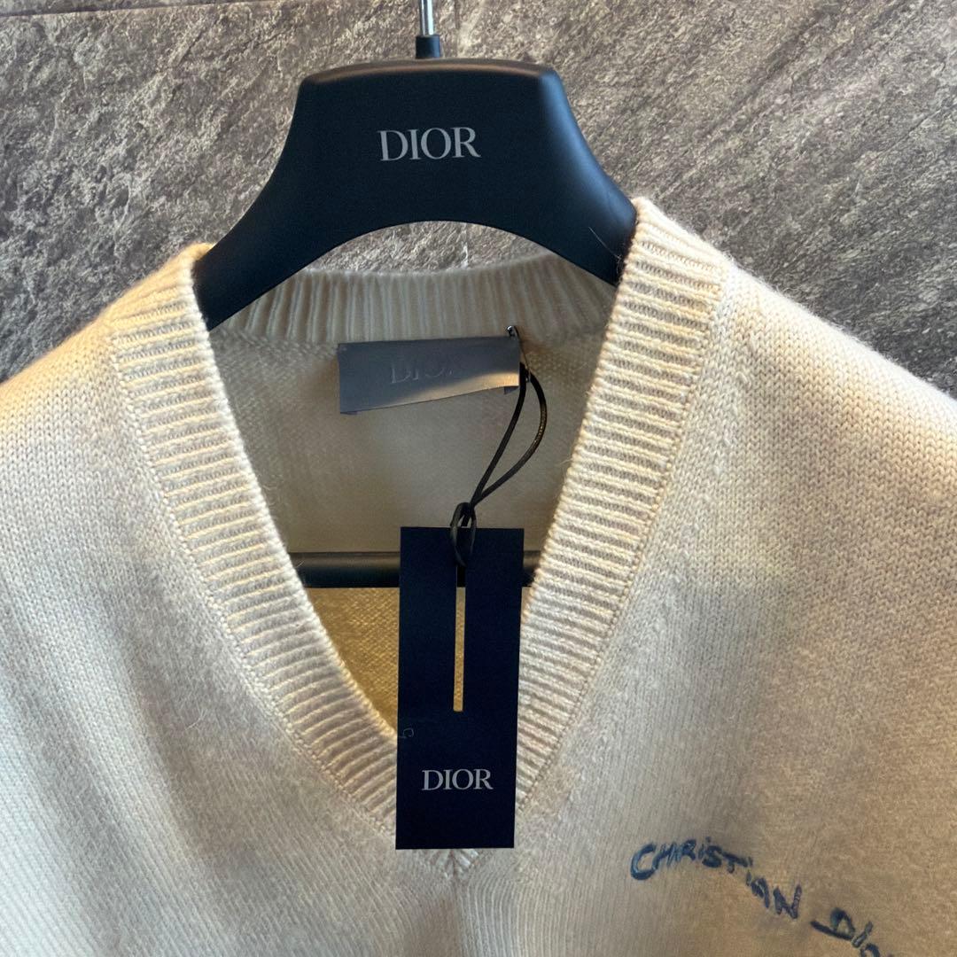 新品未使用品 ディオールメンズ セーターベスト ウール&アルパカ