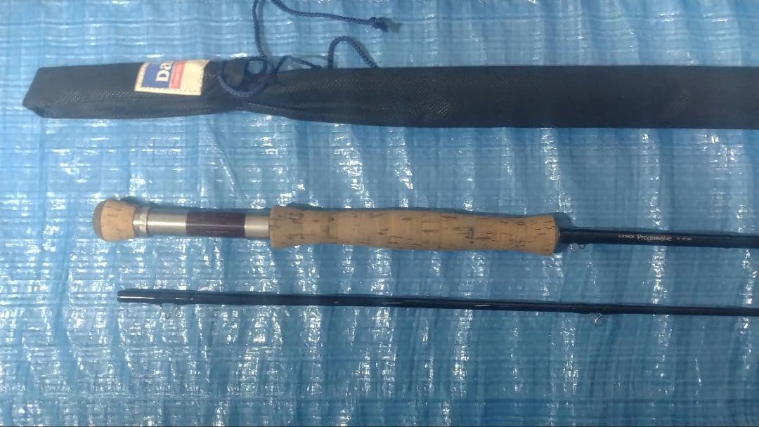 ダイワロッホモアフライロッド9フィート#7#8中古ロッド(ケース付き