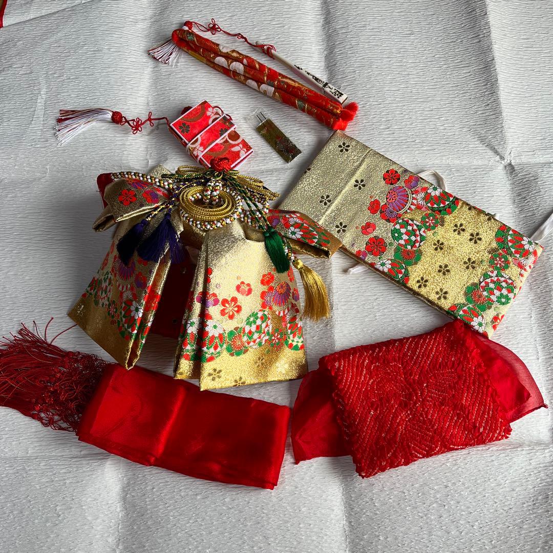 ７歳用　七五三 作り帯セット 楽天市場】7歳用の祝帯（作り帯） 七五三 7歳着物用 祝い帯 作り帯