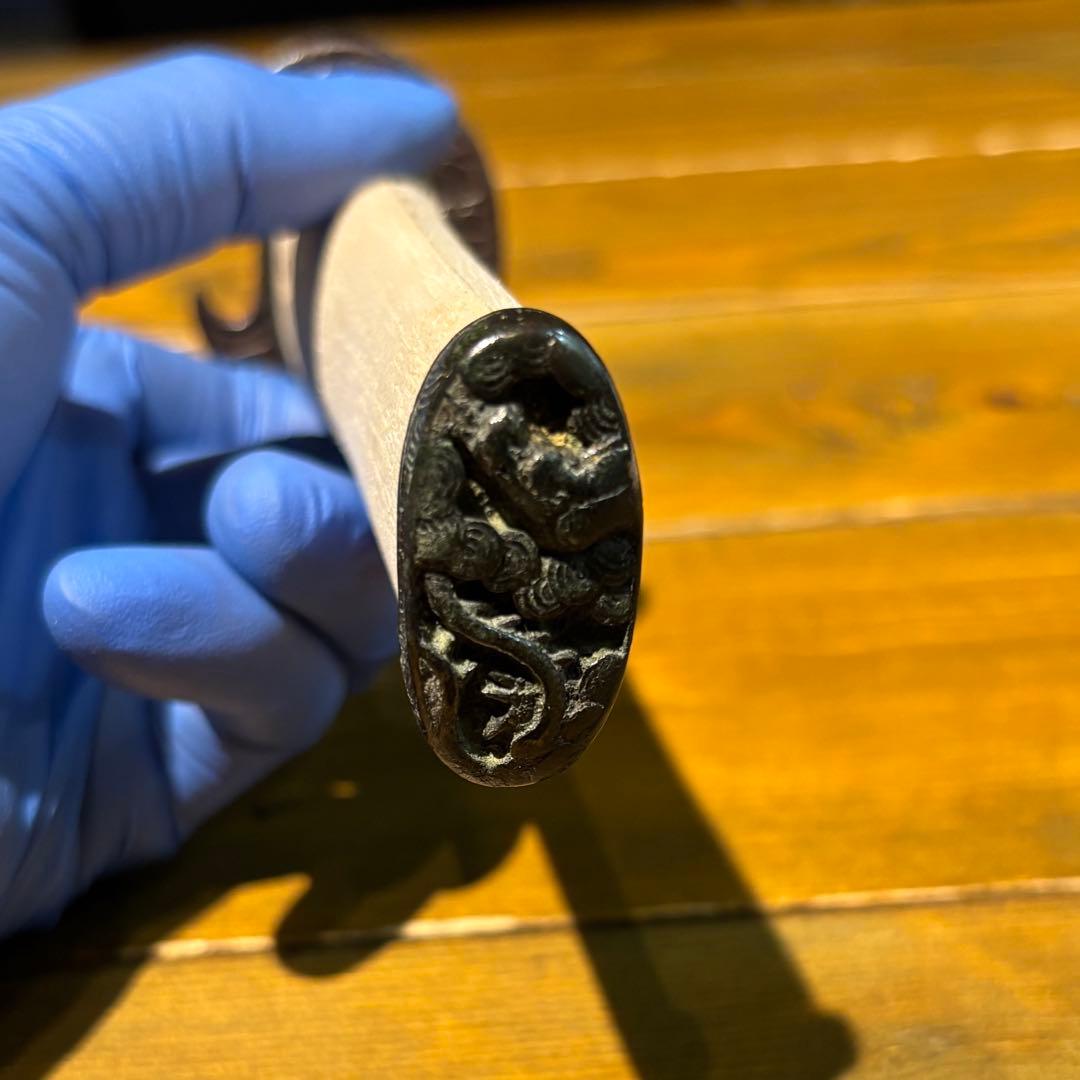 日本刀残欠クラフトナイフNo.83 筑前国住宗次 茎 kyoto-sakura.com