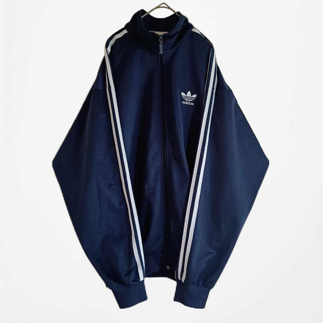 80s アディダス】希少 トラックジャケット ファイヤーバード 銀タグ