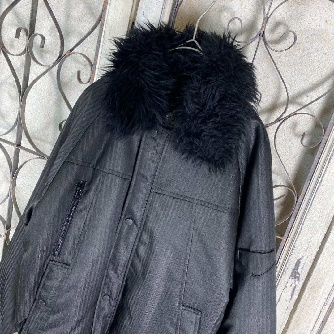 黒狼 フェアリーグランジy2kやヤンキー系 アメカジ ボア裏地フライト