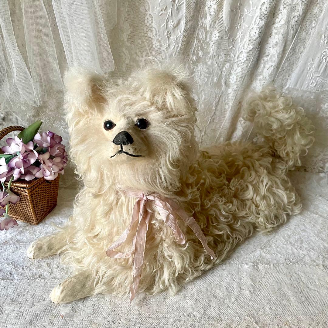 【美品】パジャマドッグ　LOU LOU フランスアンティーク　ドール　ジュモウ犬 美品】パジャマドッグ LOU LOU フランスアンティーク ドール ジュモウ犬
