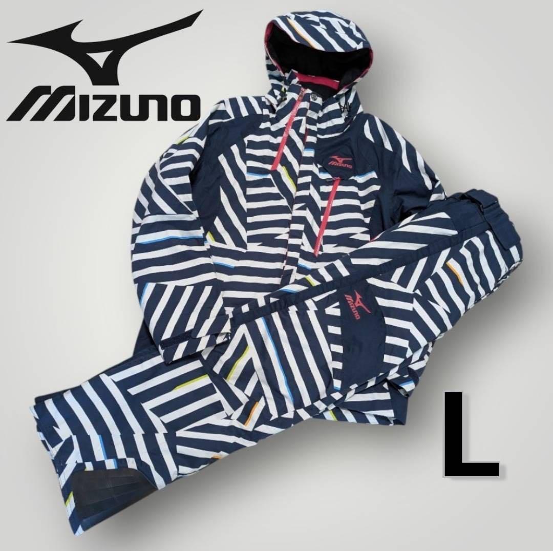 ミズノレーシング デモモデル ブレスサーモ スキーウェア 上下セット L ミズノレーシング デモモデル ブレスサーモ スキーウェア 上下セット L