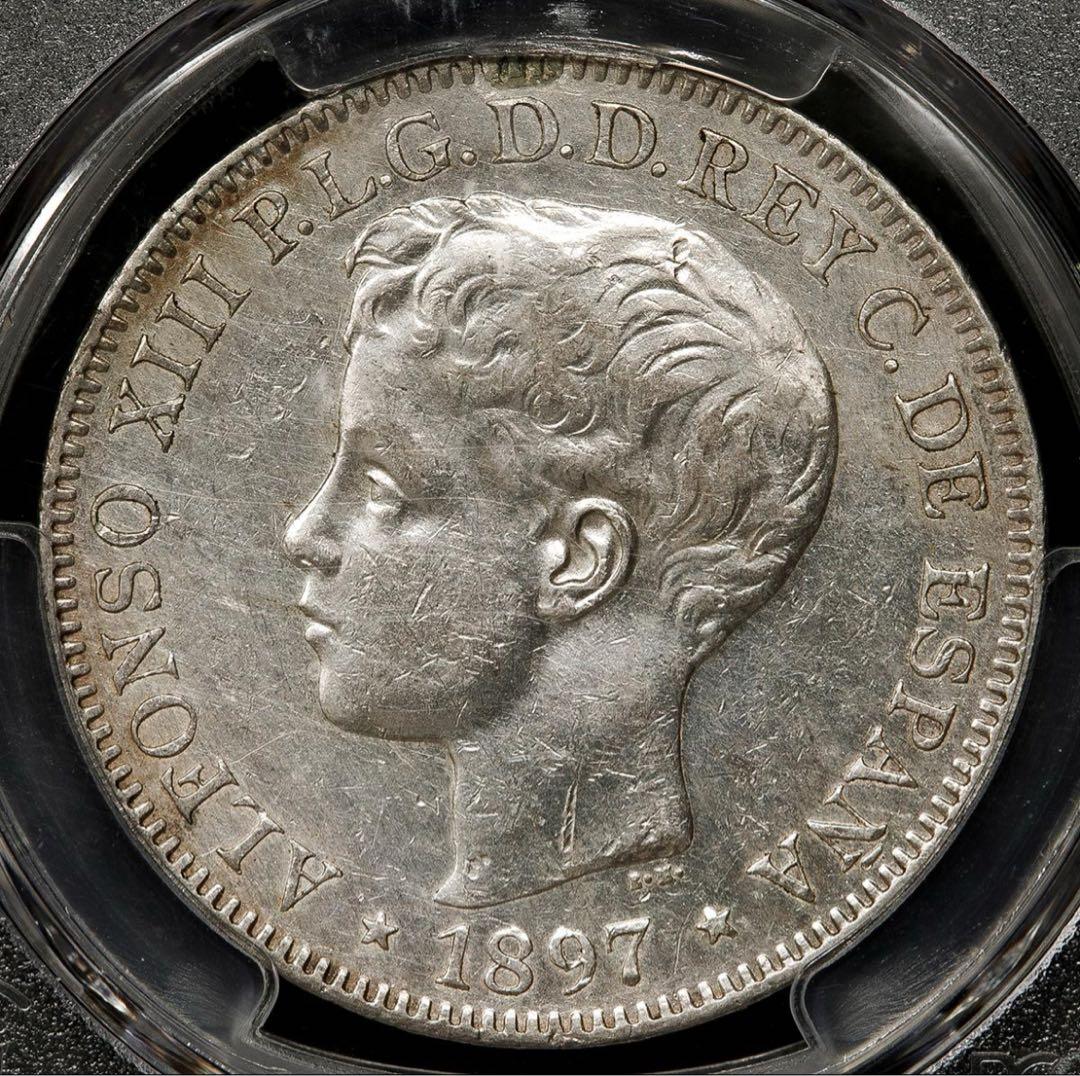 yoshi Boyスペイン領フィリピン1ペソ銀貨（1897年） yoshi Boyスペイン領フィリピン1ペソ銀貨（1897年） yoshi Boyスペイン