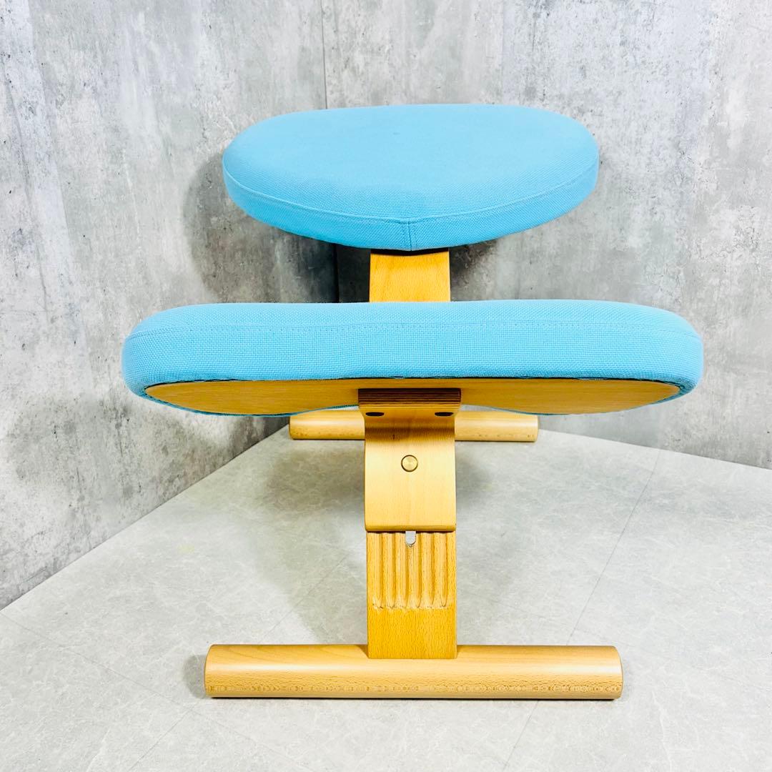 サカモトハウス 水色 Balans Easy バランスチェア・イージー 良品