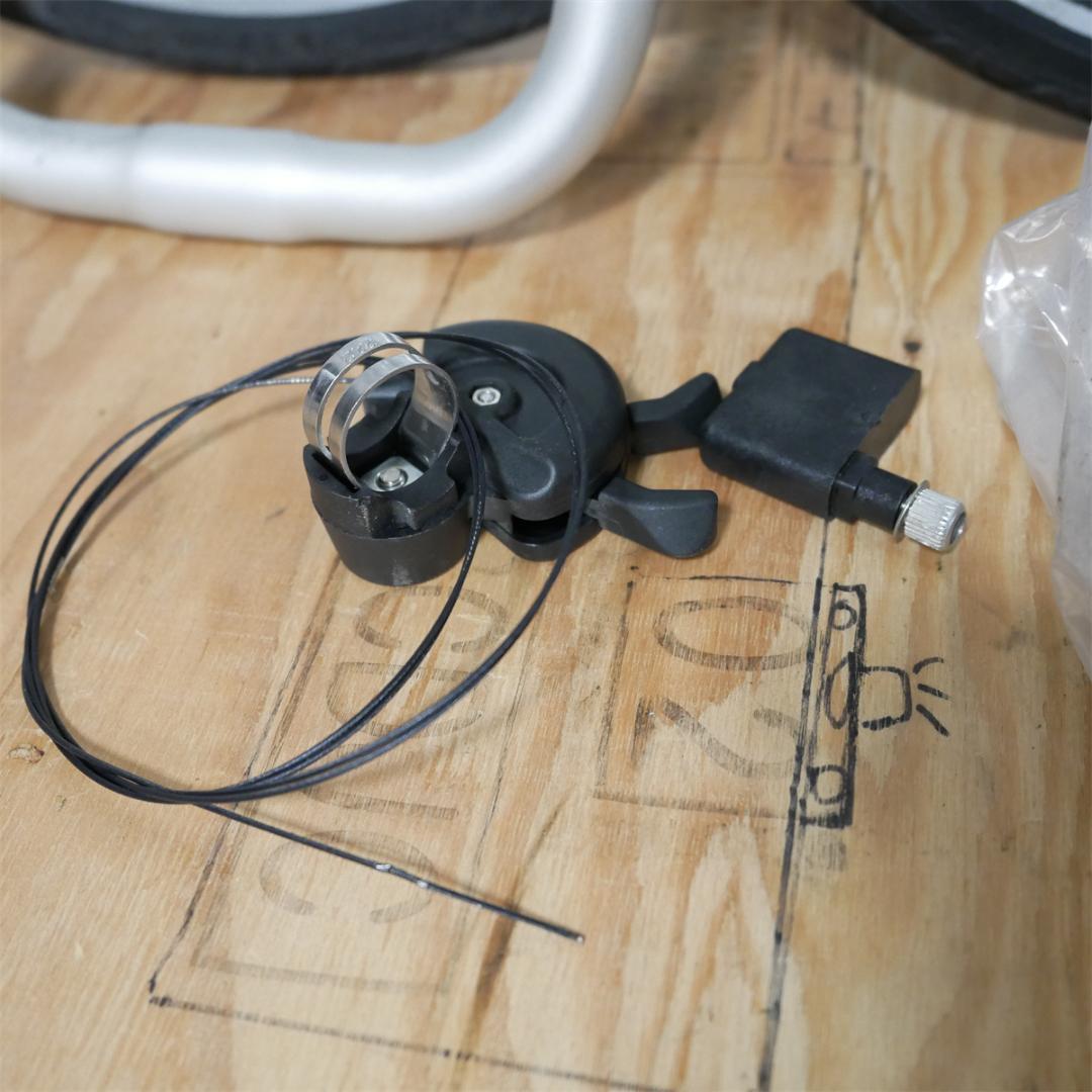 brompton 純正3速 ホイールセット シフトレバー チェーン タイヤ